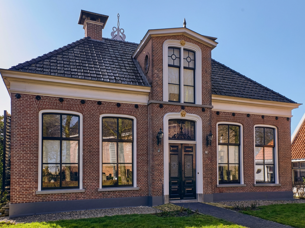 Beautiful Dutch house exterior renovation